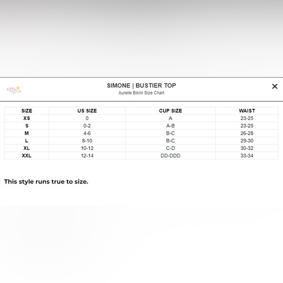 Aurelle Simone Bikini NWT - Picture 9 of 9